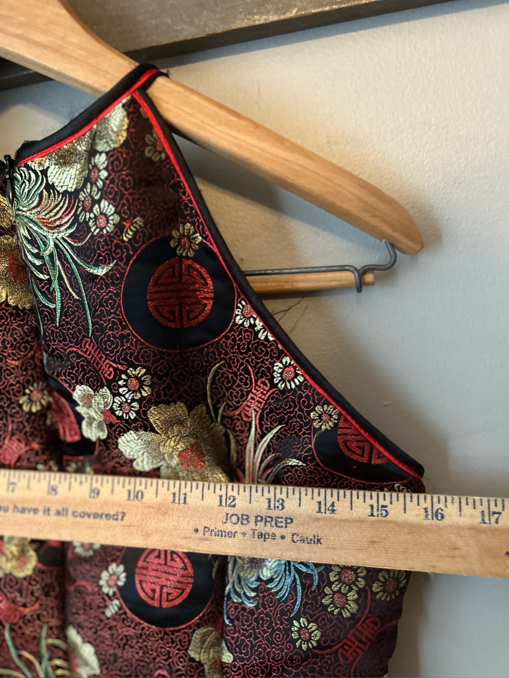 Silk blend Asian style top - Picture 8 of 13